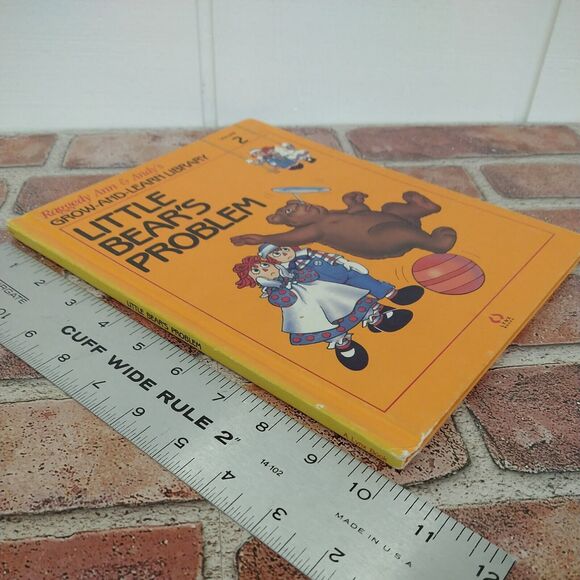 Vtg 1988 Raggedy Ann & Andy - Little Bear's Problem Grow-and-Learn Library Vol 2 - Picture 6 of 7